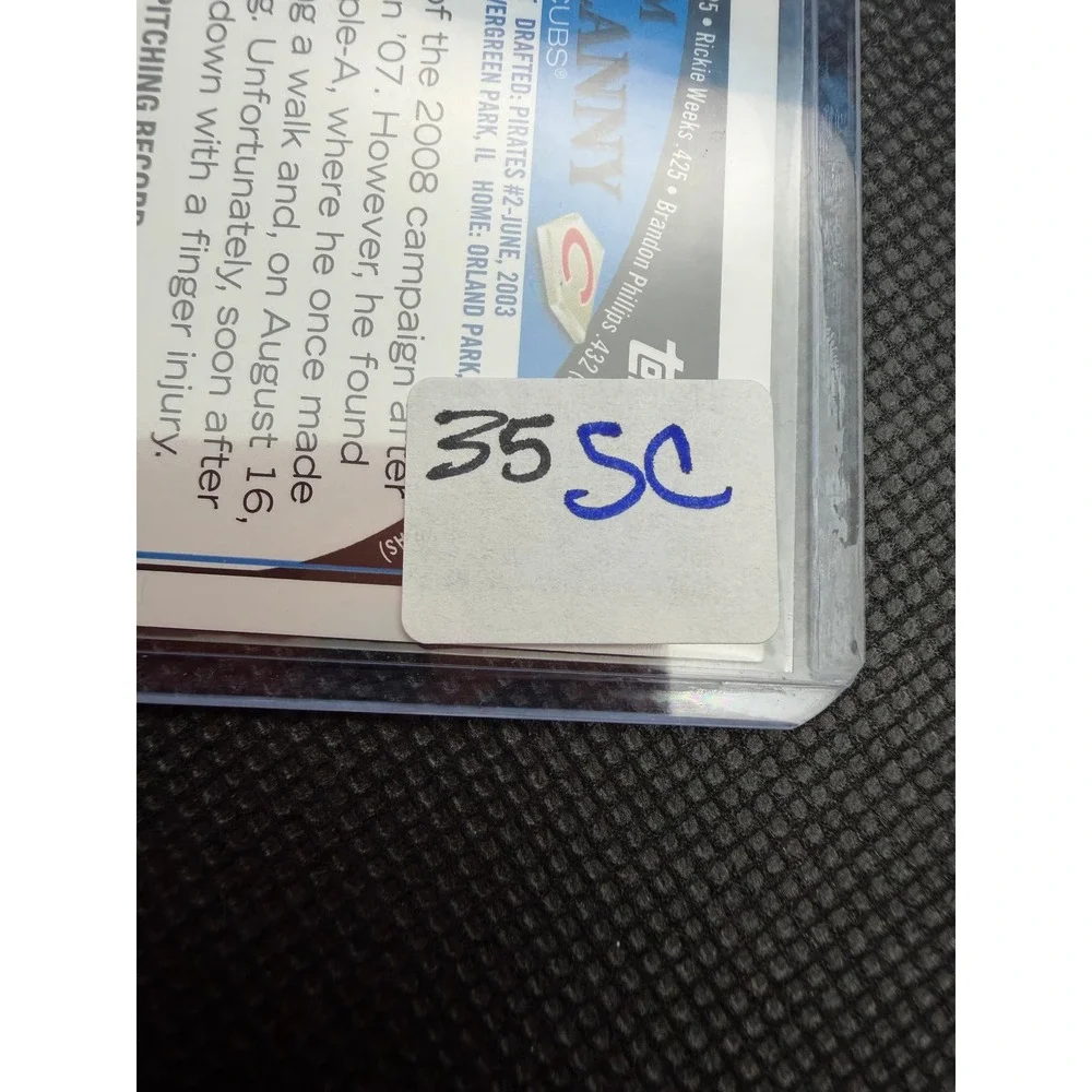 Tom Gorzelanny Chicago Cubs 2009 Topps UH35 Hand Signed Autograph Baseball Card - Picture 5 of 5